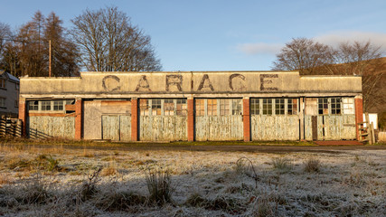 abandoned garage