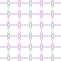 Fototapeta premium Abstract Geometric Lines Damask Ornament Fabric Background. Fine Stylish Textile Fabric Vector Texture. Luxury Transparent Vector Pattern.