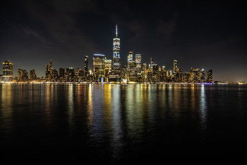 Fototapeta na wymiar NYC Skyline Night