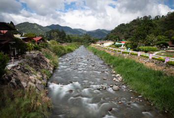 Fototapeta na wymiar The Caldera River, Boquete, Panama.