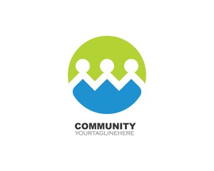 Community, network and social icon design
