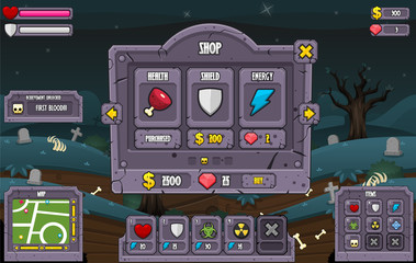 Zombie Game UI