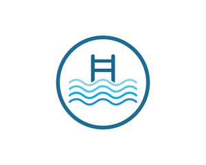 swimming pool icon vector illustration design