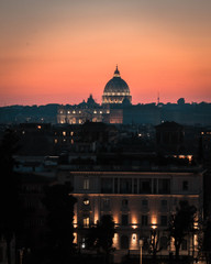 Fototapeta premium Tramonto in Roma