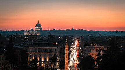 Tramonto in Roma