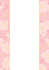 春　桜　花　イラスト　カード　ポスター　チラシ　背景