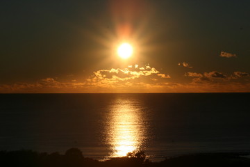 Sunrise over the Ocean