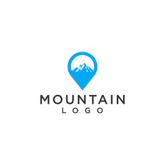 mountain logo simple premium