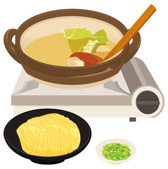 鍋　中華麺
