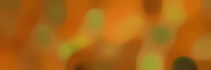 blurred horizontal background bokeh graphic with sienna, bronze and chocolate colors and free text space