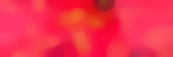 soft blurred iridescent horizontal background texture with tomato, crimson and firebrick colors space for text or image