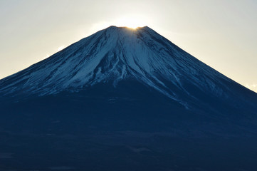 Fototapeta premium 富士山 初日の出 日の出