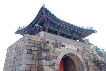 Gwanghuimun. One of the Four Small Gates in the historic fortress walls of Seoul, South Korea