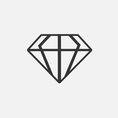 diamond icon vector illustration for graphic design and websites