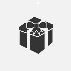 gift present wrapped icon vector illustration for graphic design and websites