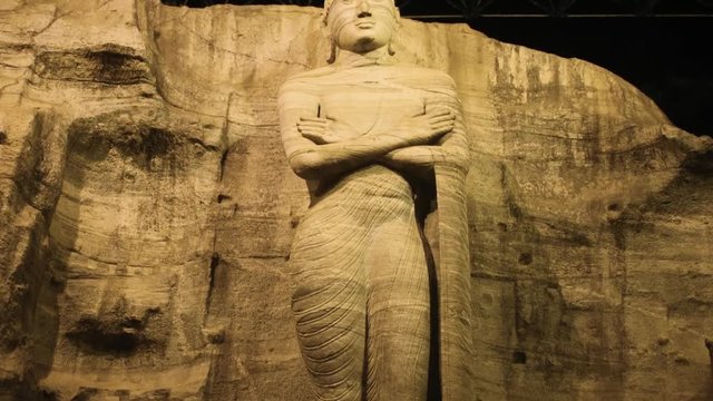 12th century Buddha in Sri Lanka at UNESCO world heritage site.