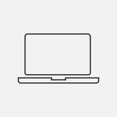 laptop icon vector illustration for graphic design and websites