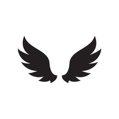 Wing icon design template vector isolated illustration