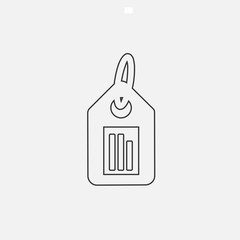 tag icon vector illustration for graphic design and websites