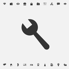 wrench icon vector illustration for graphic design and websites