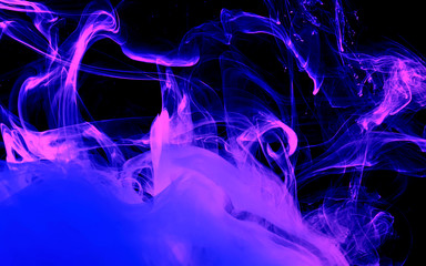 Space blue lilac abstract background. Cool trending screensaver.