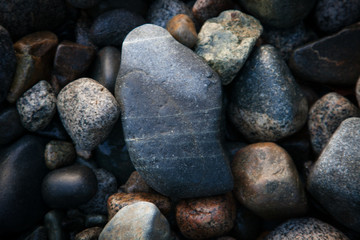 Pebbles on the beach