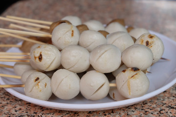 fresh mushrooms on wooden table