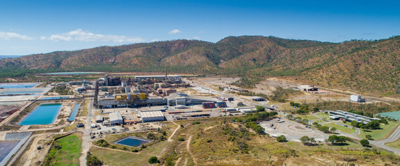 Fototapeta na wymiar Townsville, Qld - Sun Metals zinc refinery on Townsville's southern outskirts