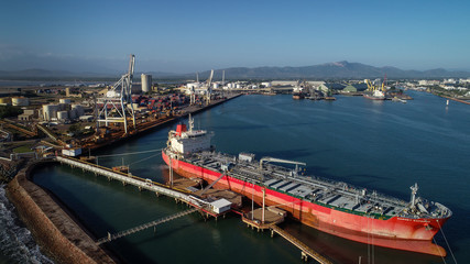 Townsville, Qld - Garnett Express docked at the fuel berth at Port of Townsville