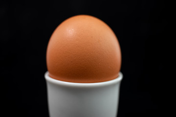Close up shot of an egg