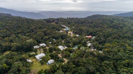 Paluma, Qld - Aerial view of the tiny township of Paluma