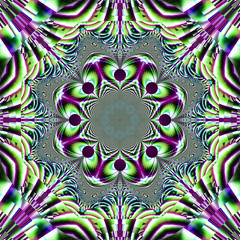 Mandala design for silk neck scarf, kerchief, shawl, wrap