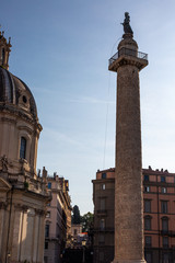 Obraz premium Colonna Traiana on Foro Traiano square