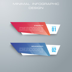 Infographic template with 2 options; workflow; process chart; Timeline infographics design vector can be used for workflow layout; diagram; annual report; web design; steps or processes. - Vector