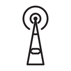 Antenna icon vector design template