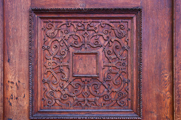 background of old grunge, medieval wooden texture. part of antique old door