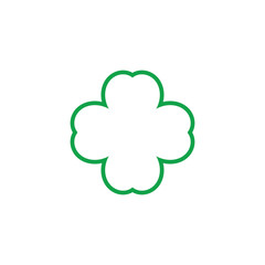 Leaf clover sign icon.saint patrick symbol.design