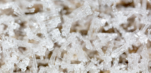 White snowflakes as abstract background