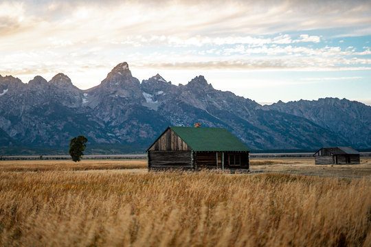 The landscape nature of Grand Teton national park near Yellowstone national park in Wyoming , United States of America © fukez84