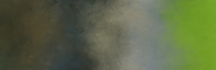colorful distressed painting background texture with dark olive green, gray gray and olive drab colors and space for text or image. can be used as header or banner