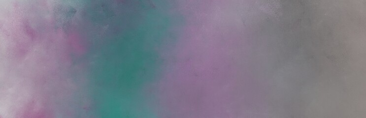 multicolor painting background texture with gray gray, teal blue and silver colors and space for text or image. can be used as header or banner
