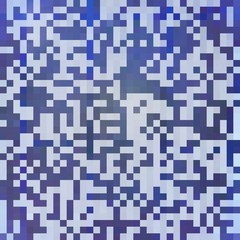 Blue abstract background with squares