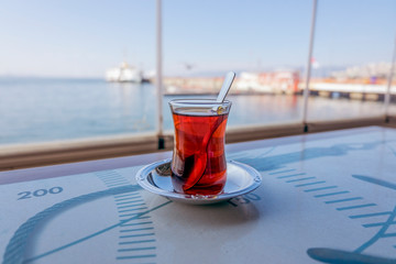 cup of tea on the beach