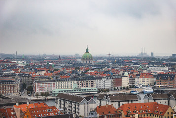 Fototapeta na wymiar Skyline Copenhague