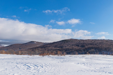 Towada Hachimantai National Park in winter