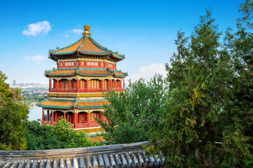 Fototapeta na wymiar Summer Palace in Beijing, China
