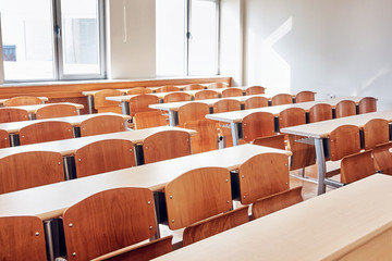 Small classroom of an university lecture hall