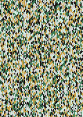 Pattern with random colored Diamonds Generative Art background illustration