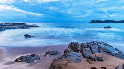 Rocky Dawn Seascape