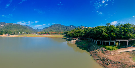 The scenery of fuzhou national forest park, fujian province, China